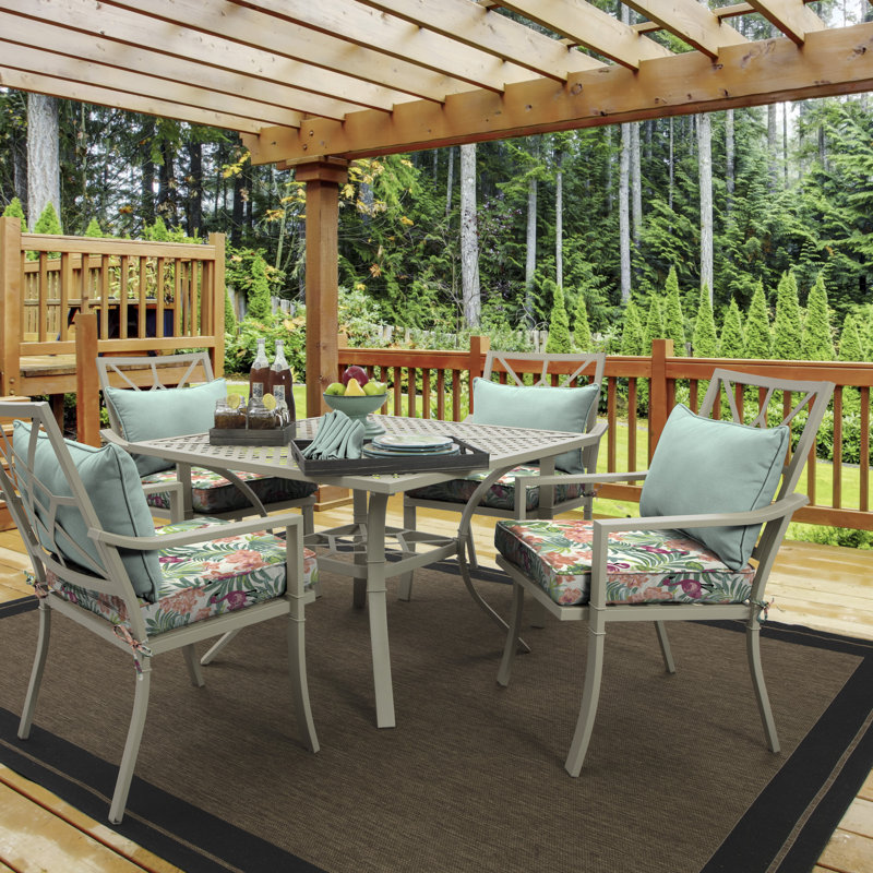 Bayou Breeze Flamingo Outdoor Dining Chair Cushion Wayfair